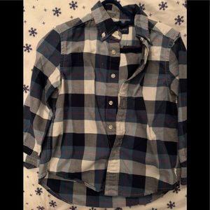 New without tag blue plaid polo Ralph Lauren top